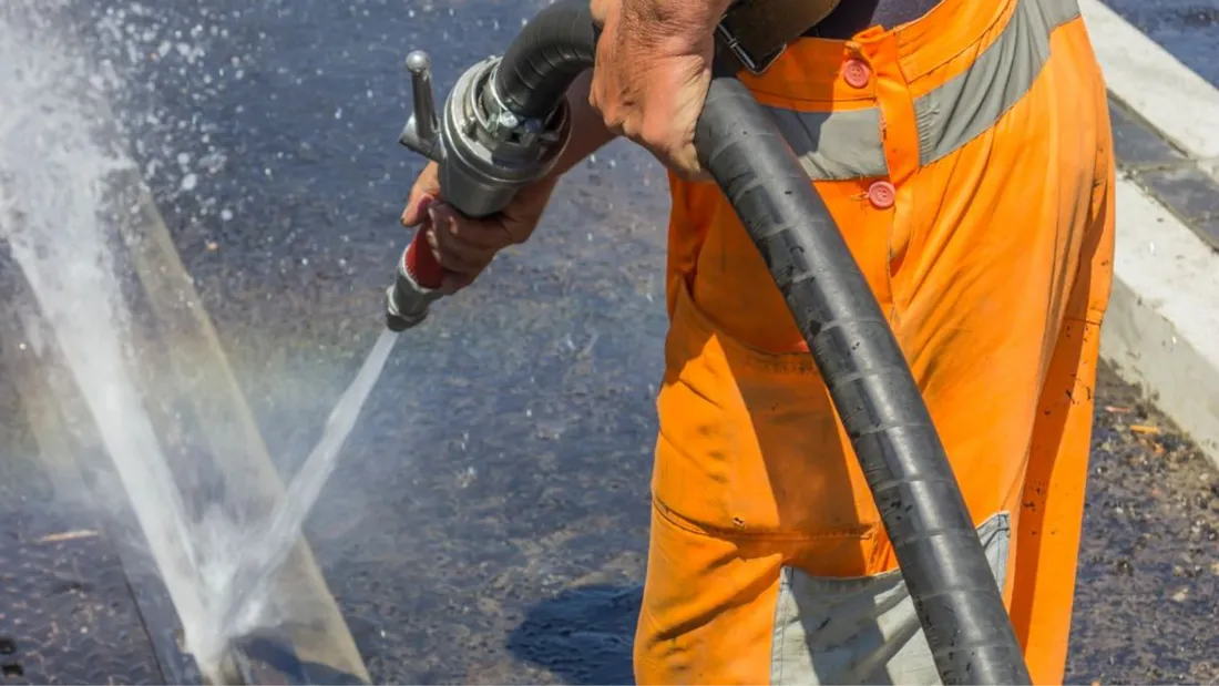 Commercial hydro jetting by JP Prime Inc.